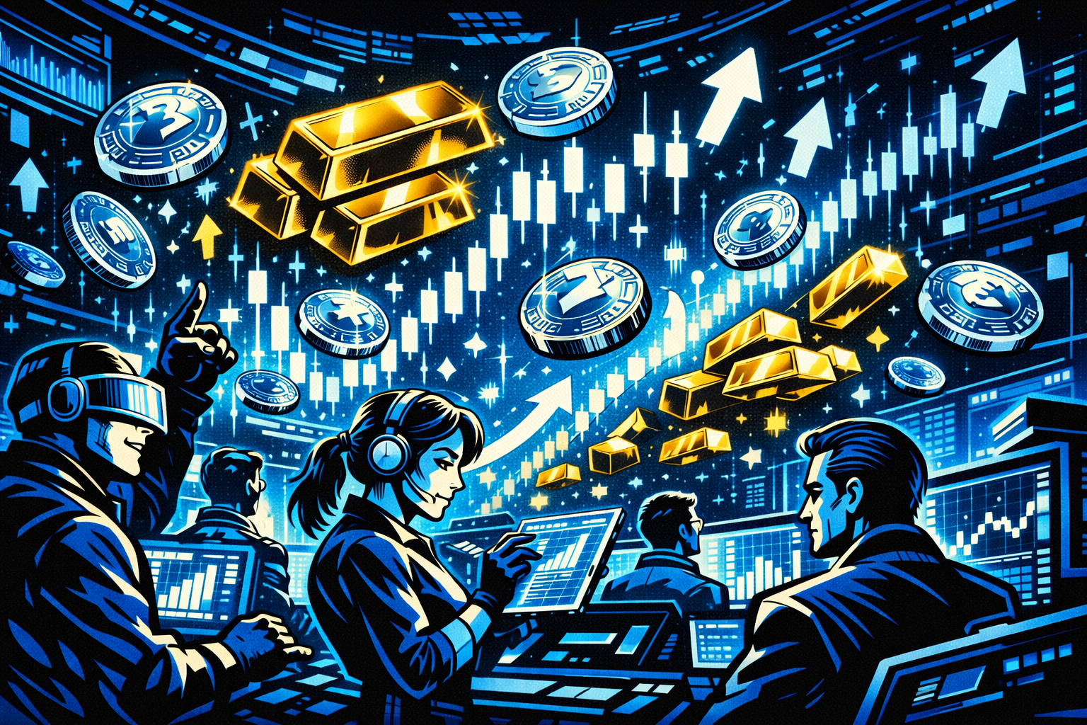 Le trading d&rsquo;or et d&rsquo;argent en forte hausse sur les plateformes de crypto-monnaies, porté par la demande croissante pour les actifs réels (RWA).