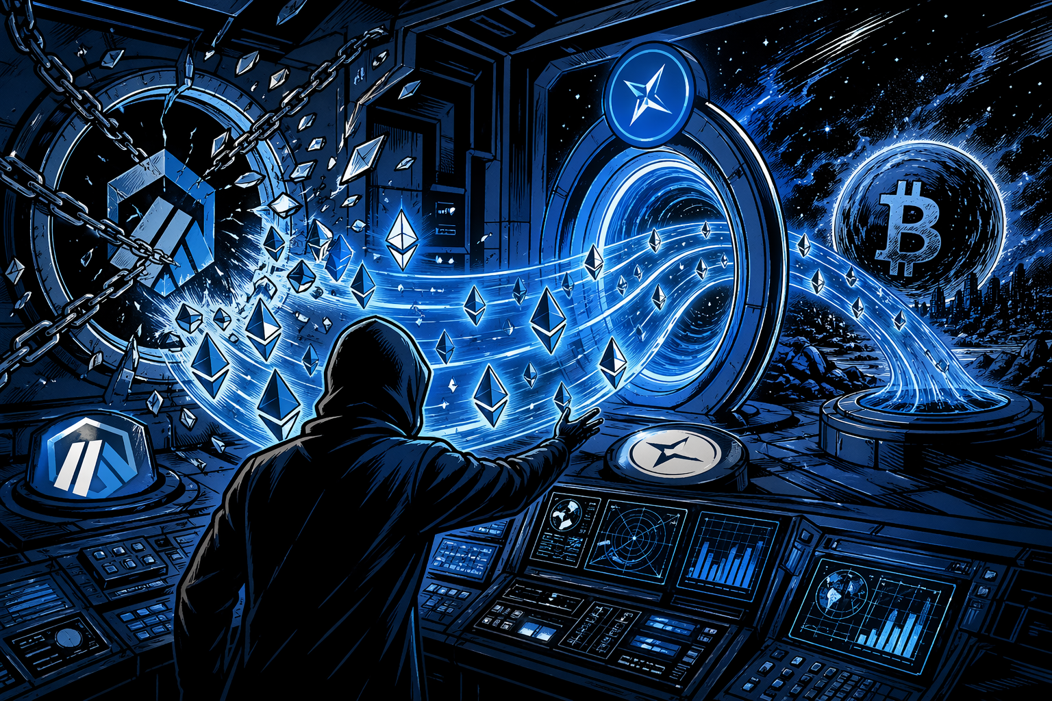 L&rsquo;exploitant de Kelp DAO blanchit 80 millions de dollars en ETH alors que le volume de THORChain bondit après le gel d&rsquo;Arbitrum