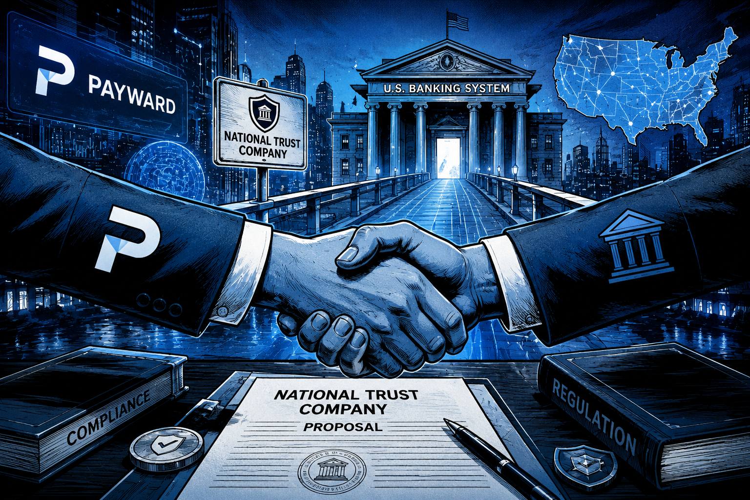 La proposition de la National Trust Company rapproche Payward du système bancaire américain
