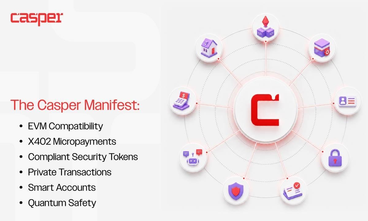 Casper Network publie le Manifeste Casper, une feuille de route pluriannuelle pour alimenter les actifs réglementés du monde réel et l&rsquo;économie des machines.