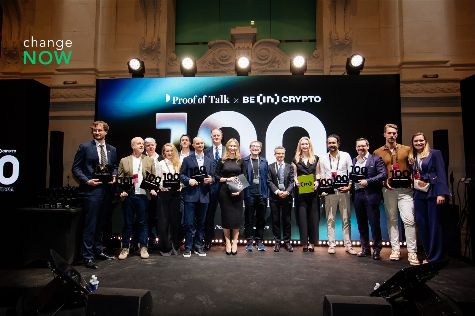 ChangeNOW remporte le prix de la meilleure fintech d&rsquo;actifs numériques aux BeInCrypto Institutional 100 Awards 2026
