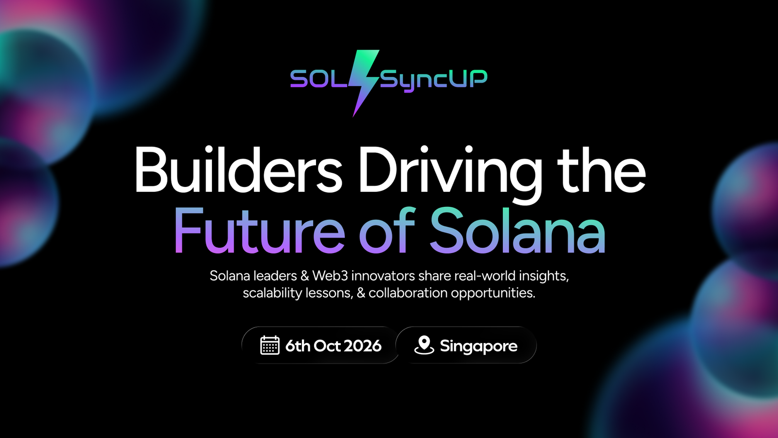Sol SyncUp organise le sommet sur l&rsquo;infrastructure de Singapour pour standardiser l&rsquo;architecture DePIN