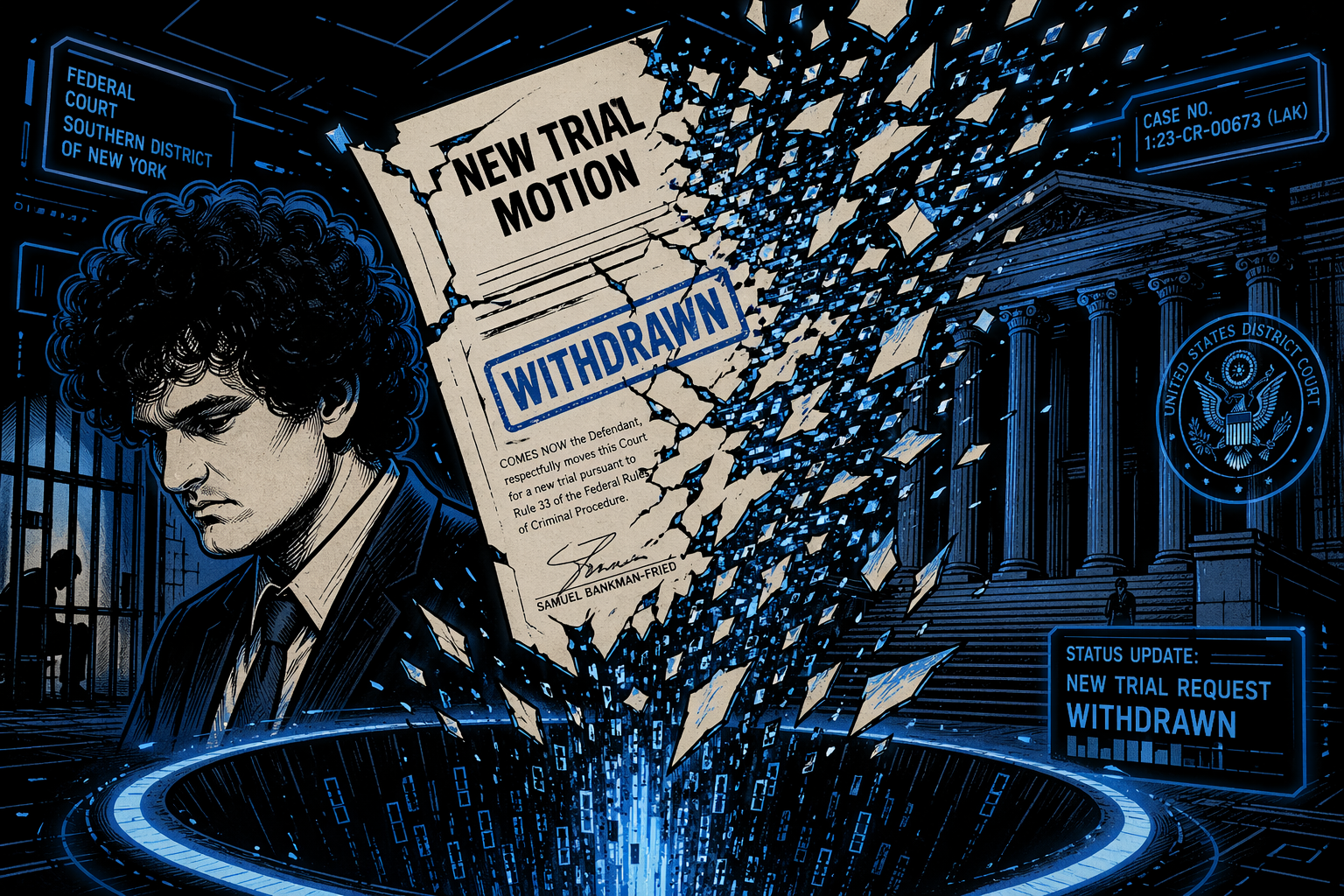 Bankman-Fried zieht Antrag auf neuen Prozess in Eingabe beim Bundesgericht zurück