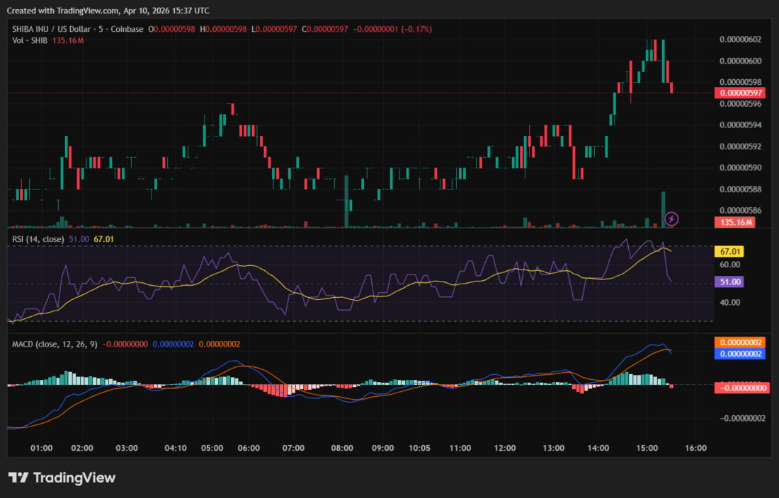 Shiba Inu Preis-Chart