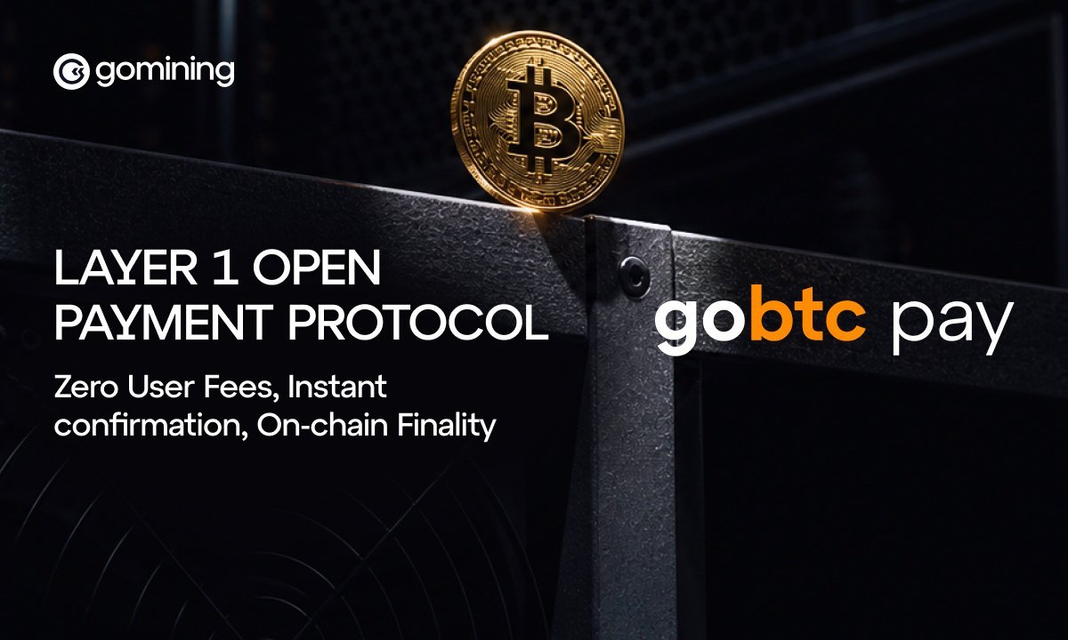 GoMining startet GoBTC Pay, um native Sofortzahlungen für Bitcoin zu ermöglichen.