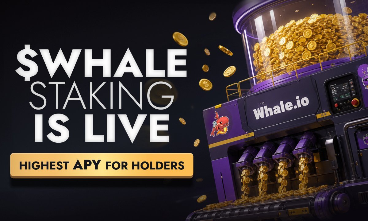 Whale.io startet Whale Printer: $WHALE Token Staking