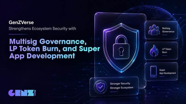 GenZVerse stärkt die Ökosystemsicherheit mit 100 % LP Burn, Multisig Governance und Super App Development