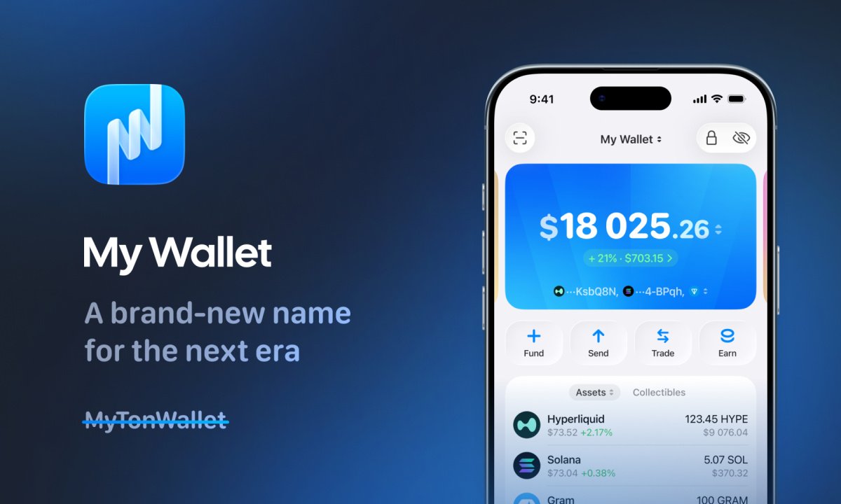 MyTonWallet wird nach der Erweiterung auf 11 Blockchains in „My Wallet“ umbenannt