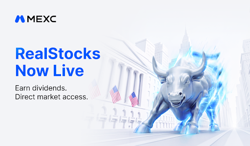 Krypto trifft Wall Street: MEXC stellt ‚RealStocks‘ vor – gebührenfreier Handel mit US-Aktien und echten Dividenden