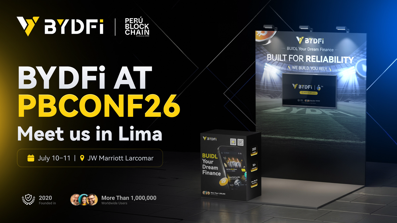 BYDFi nimmt an der Peru Blockchain Conference 2026 teil und bindet die LATAM Web3 Community ein