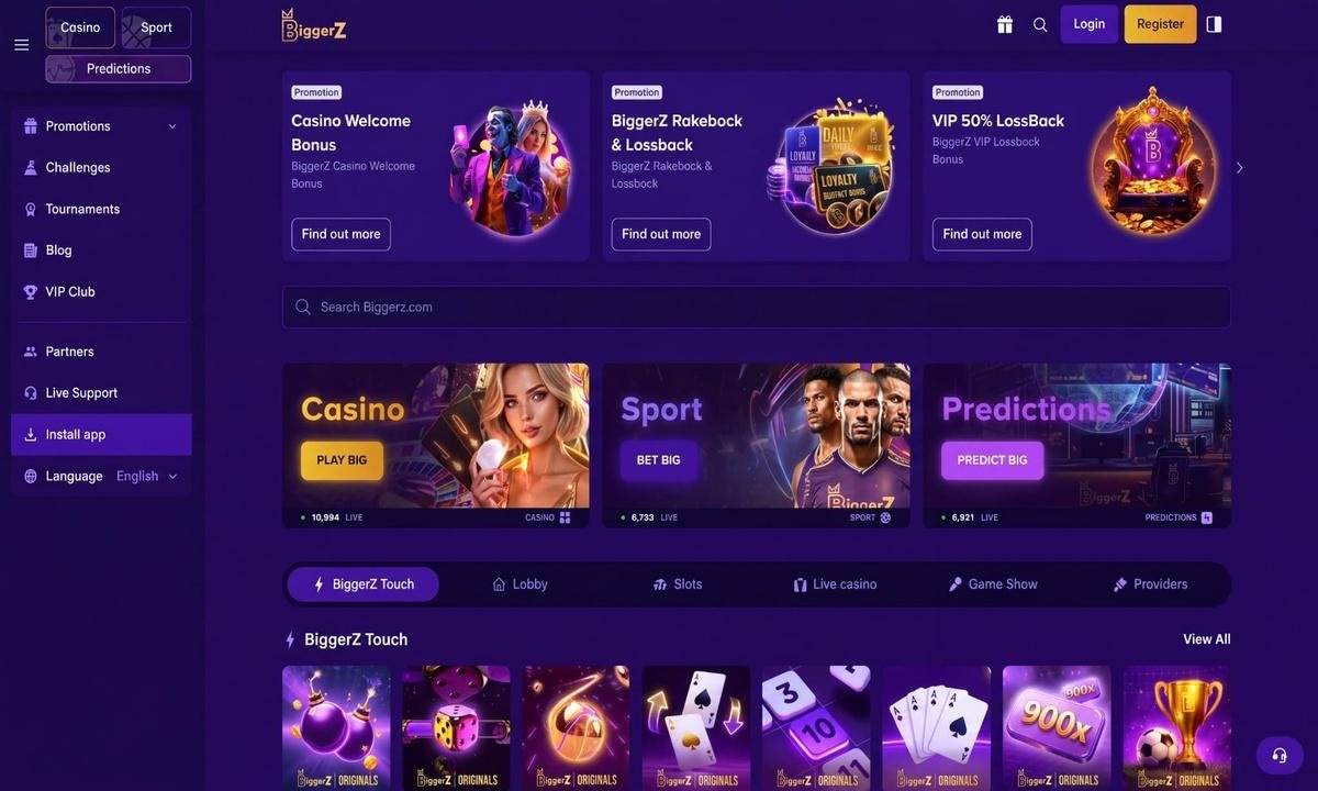 BiggerZ: Aufbau einer Fairness-orientierten Krypto-Casino-, Sportwetten- und Vorhersagemarkt-Plattform