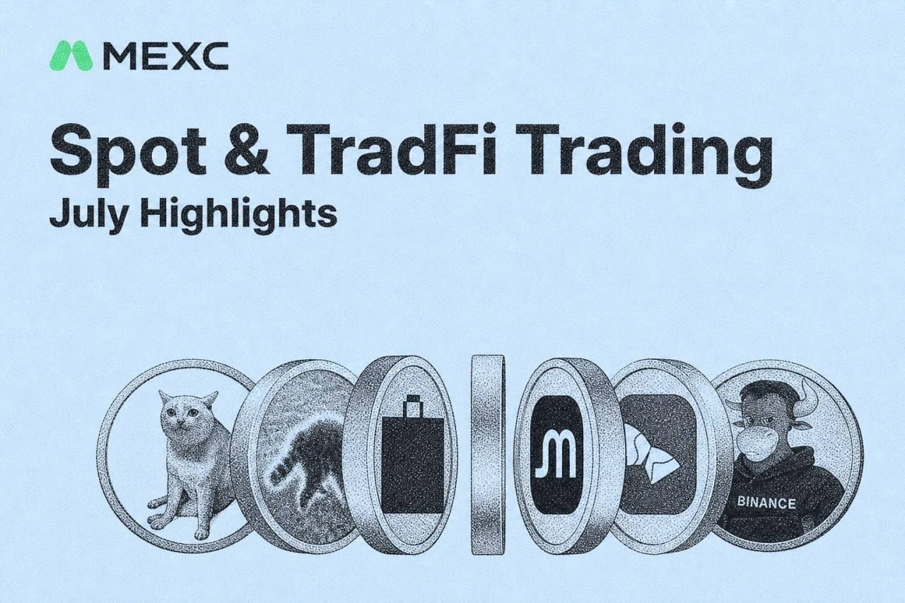 MEXCs Juli-Highlights: Aktien-Futures-Volumen um 111 % gestiegen, tokenisierte Aktien erreichen 62 % des TradFi-Spots