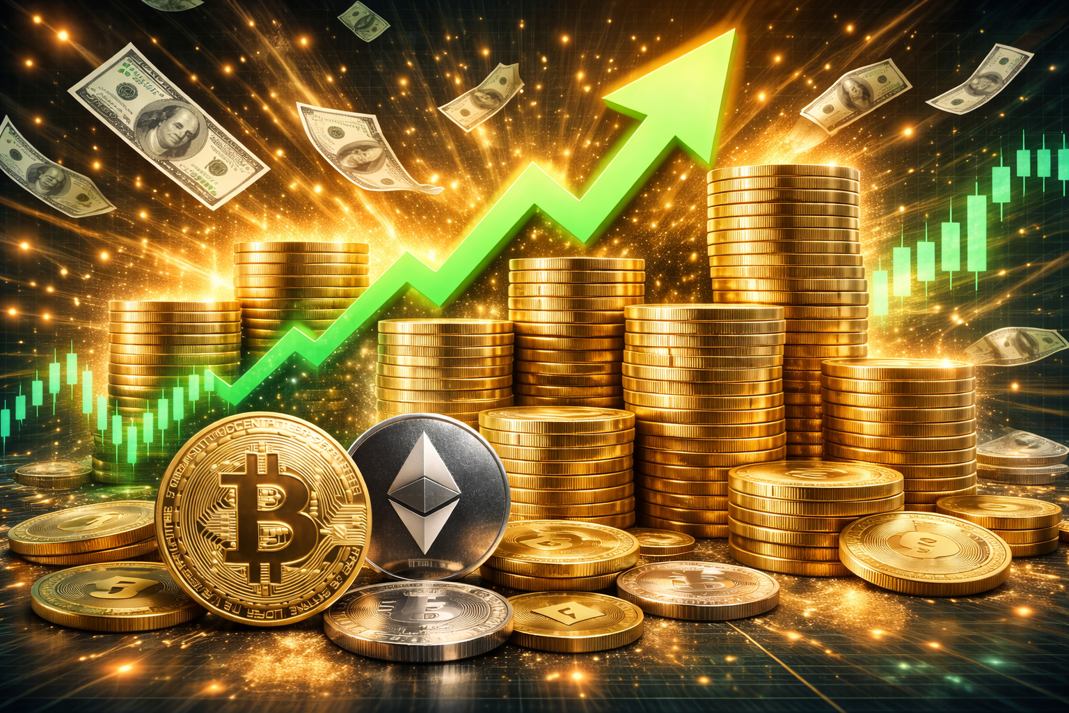 Grote Geldbewegingen: €224 Miljoen Instroom in Cryptofondsen