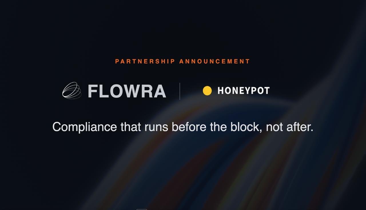 Flowra en Honeypot werken samen om sanctiescreening rechtstreeks naar Solana Block Building te brengen