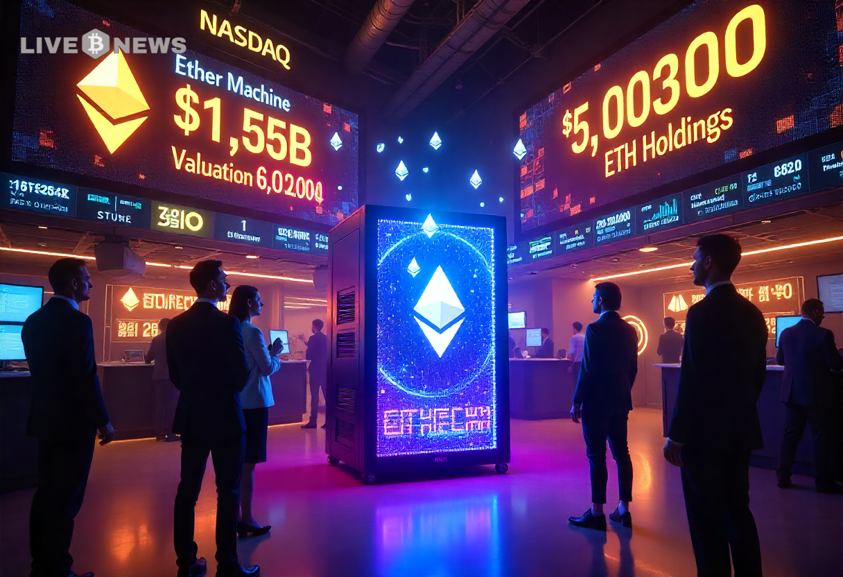 Kinansela ng Ether Machine ang Kasunduan sa Nasdaq sa Gitna ng Kaguluhan sa Pamilihan