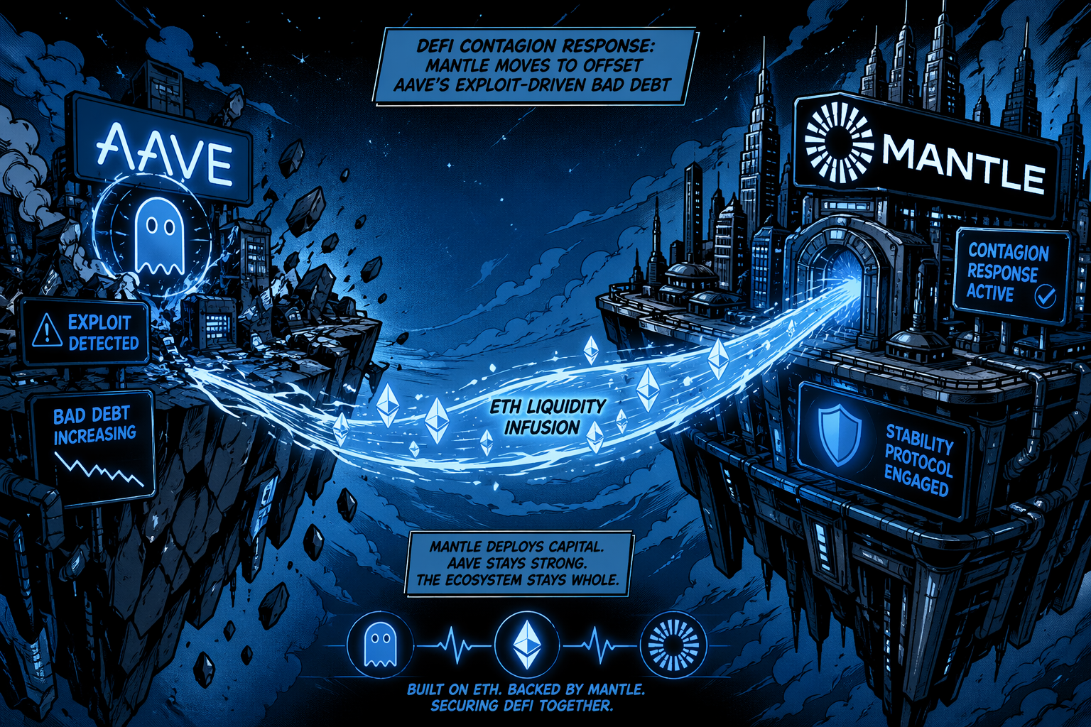 Tugon sa Contagion ng DeFi: Gumagawa ang Mantle ng Hakbang upang Ma-offset ang Bad Debt na Dulot ng Exploit sa Aave