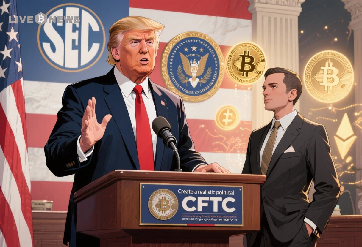 Itinulak ni Trump ang Crypto Boom, Ipinagtanggol ang Kontrol ng CFTC sa Mga Prediction Market