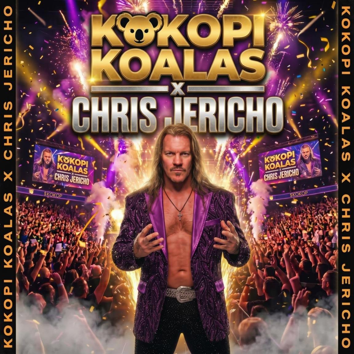 Si Chris Jericho ay sasali at magkakatuwang na lilikha ng Opisyal na Mga Katangian ng Komunidad para sa Koleksyon ng NFT na Kokopi Koalas™