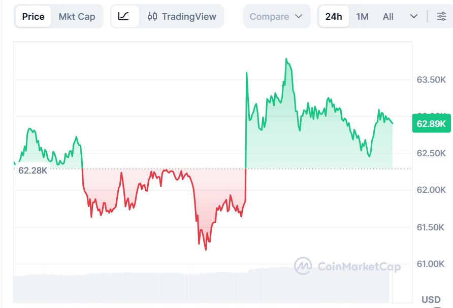 Giá Bitcoin bắt đầu ổn định trong bối cảnh giảm gần đây