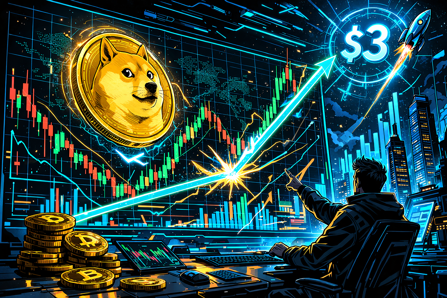 Tín hiệu mua Dogecoin nhấp nháy khi DOGE lại gần đạt mức hỗ trợ quan trọng $ 0,056